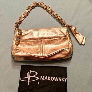 B. MAKOWSKY Gold handbag